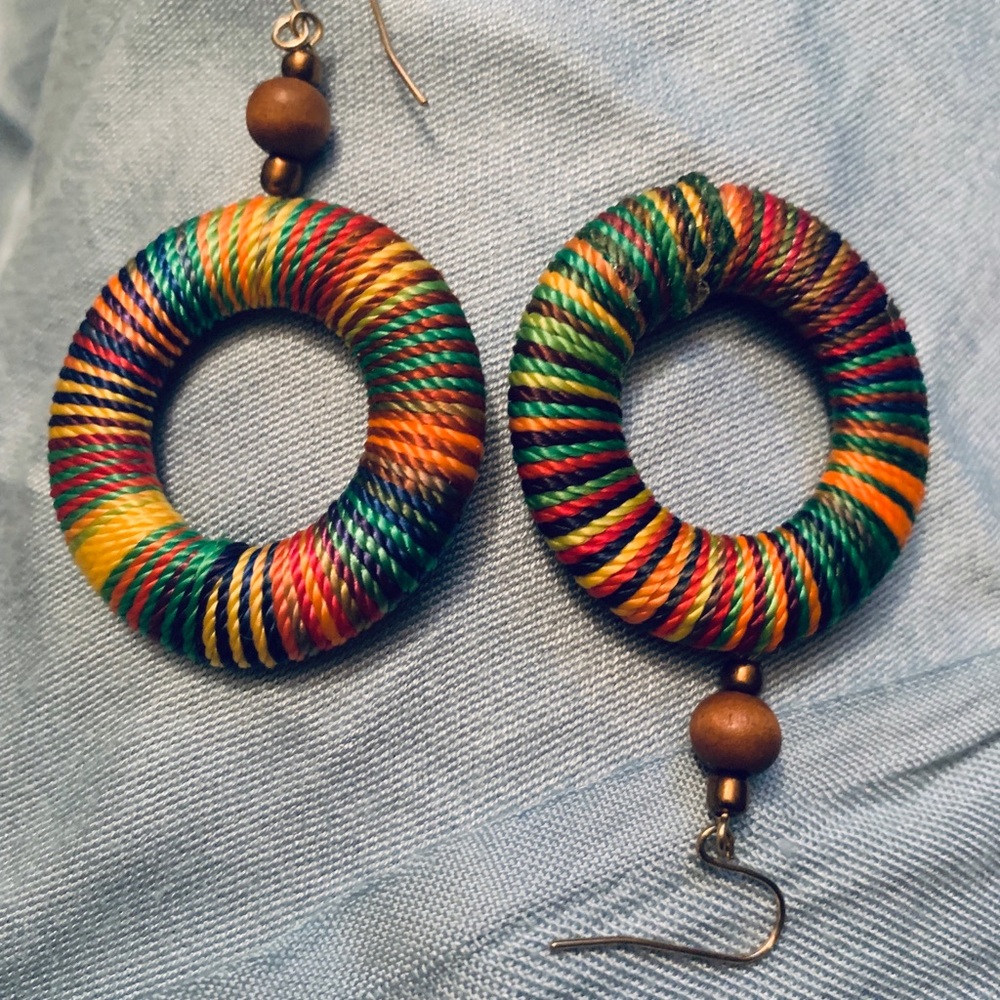 Rainbow-Colored Earrings. - image 4